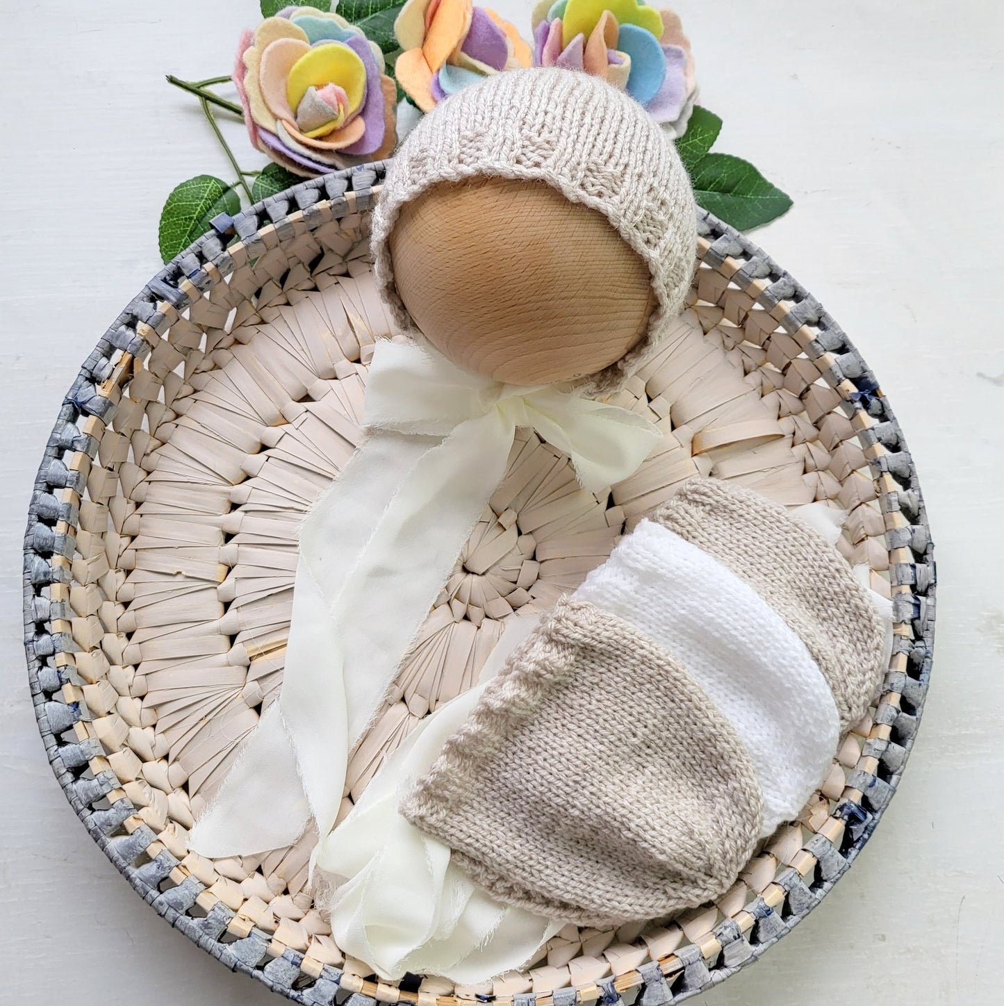 classic style bonnet for a baby girl