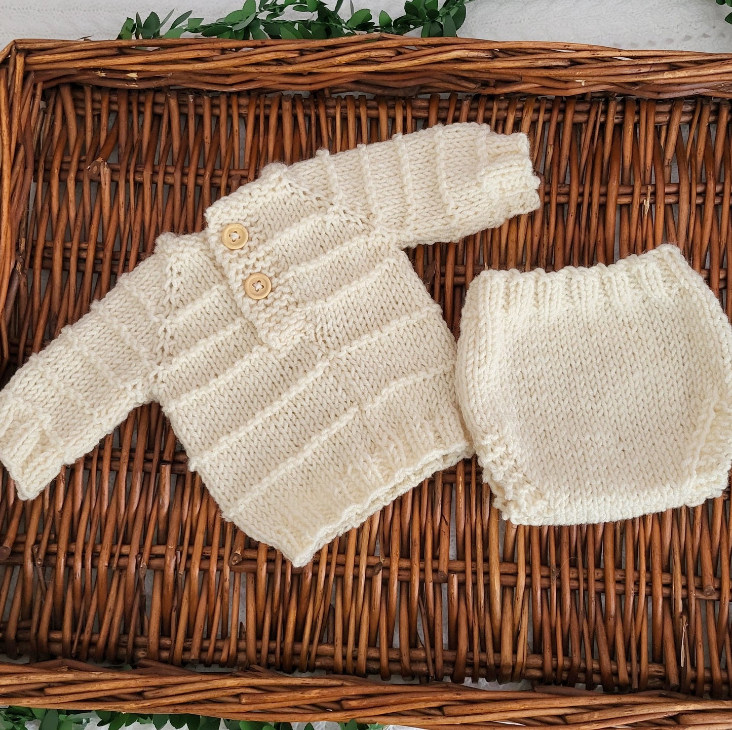 baby sweater and pants set