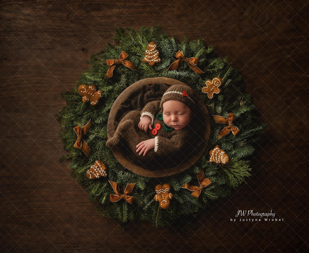 Gingerbread Man Suit for Newborn / Sitter size Babies for Christmas (Made to order)