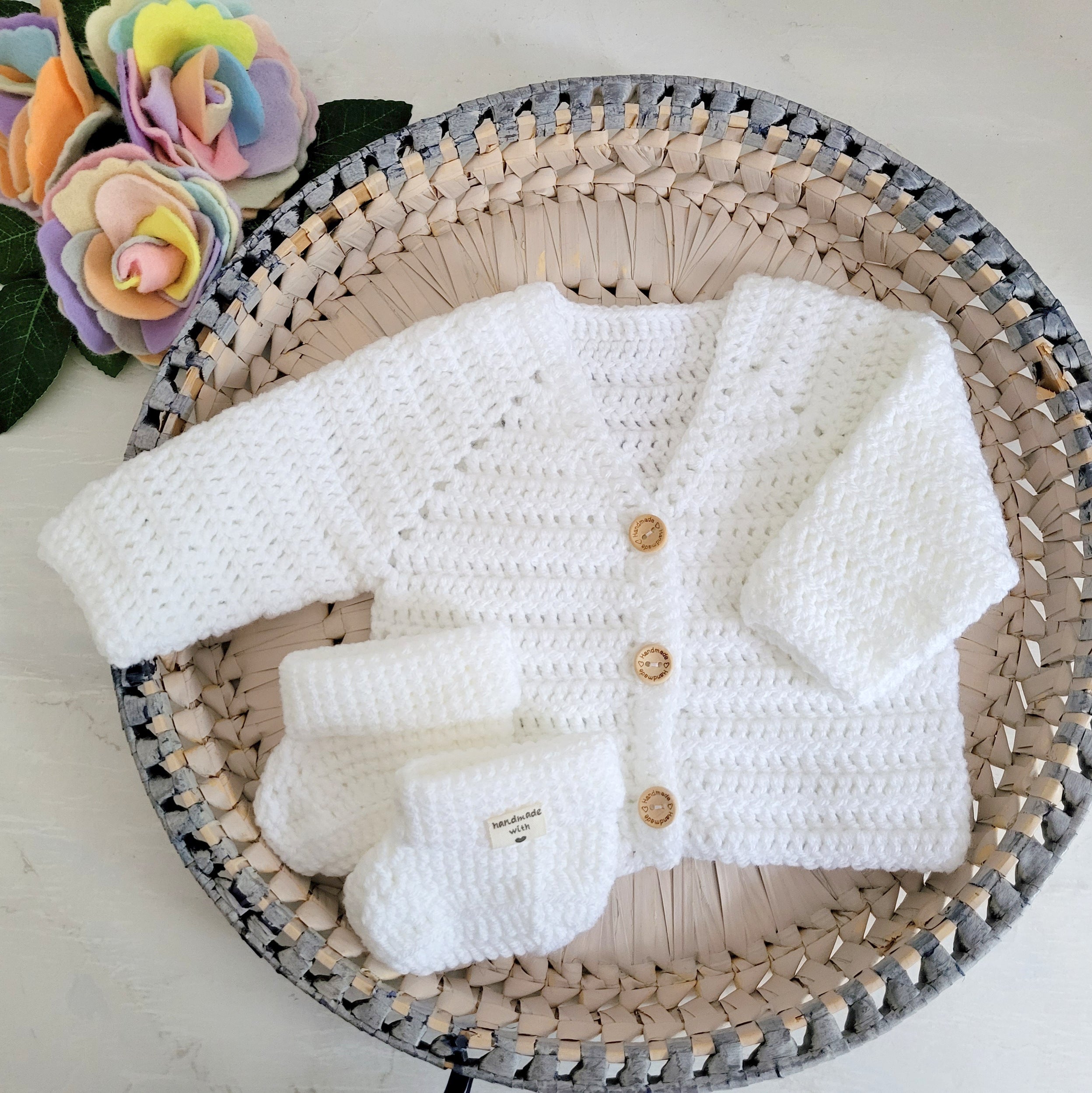 Crochet baby cheap cardigan