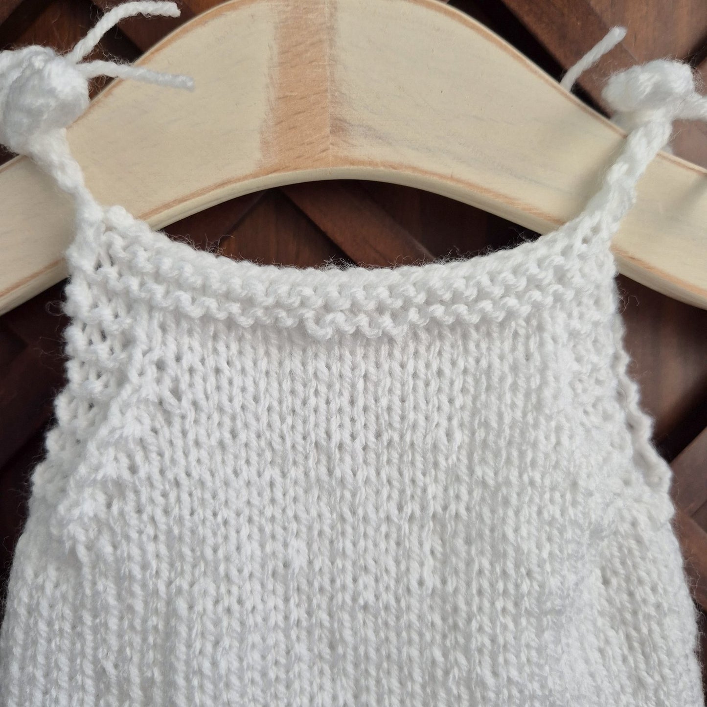 RTS White Ruffle romper for a Newborn Baby Girl (Ready to send)