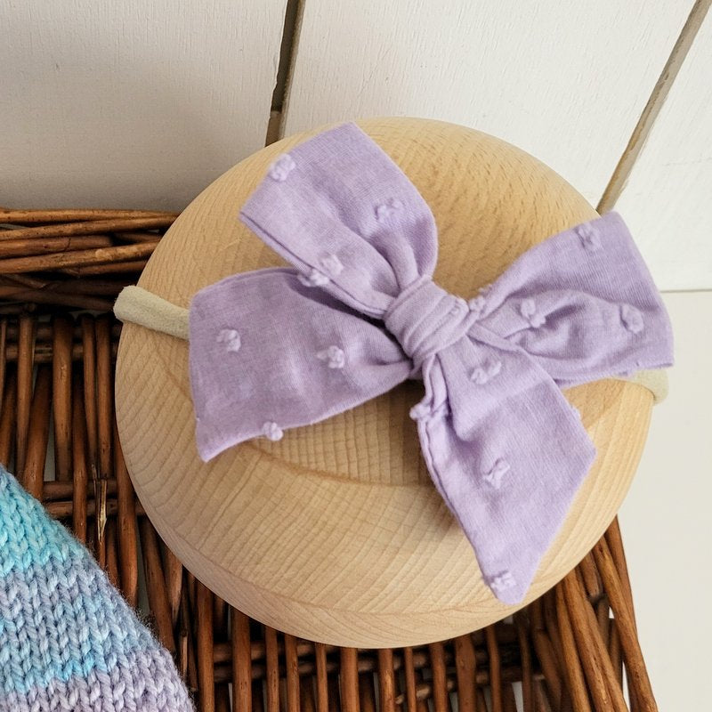 lavender bow