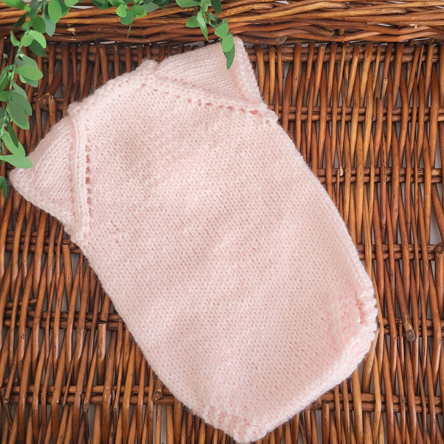 Peachy Pink sleeveless Classic style Newborn Romper + FREE headband (Ready to Send)
