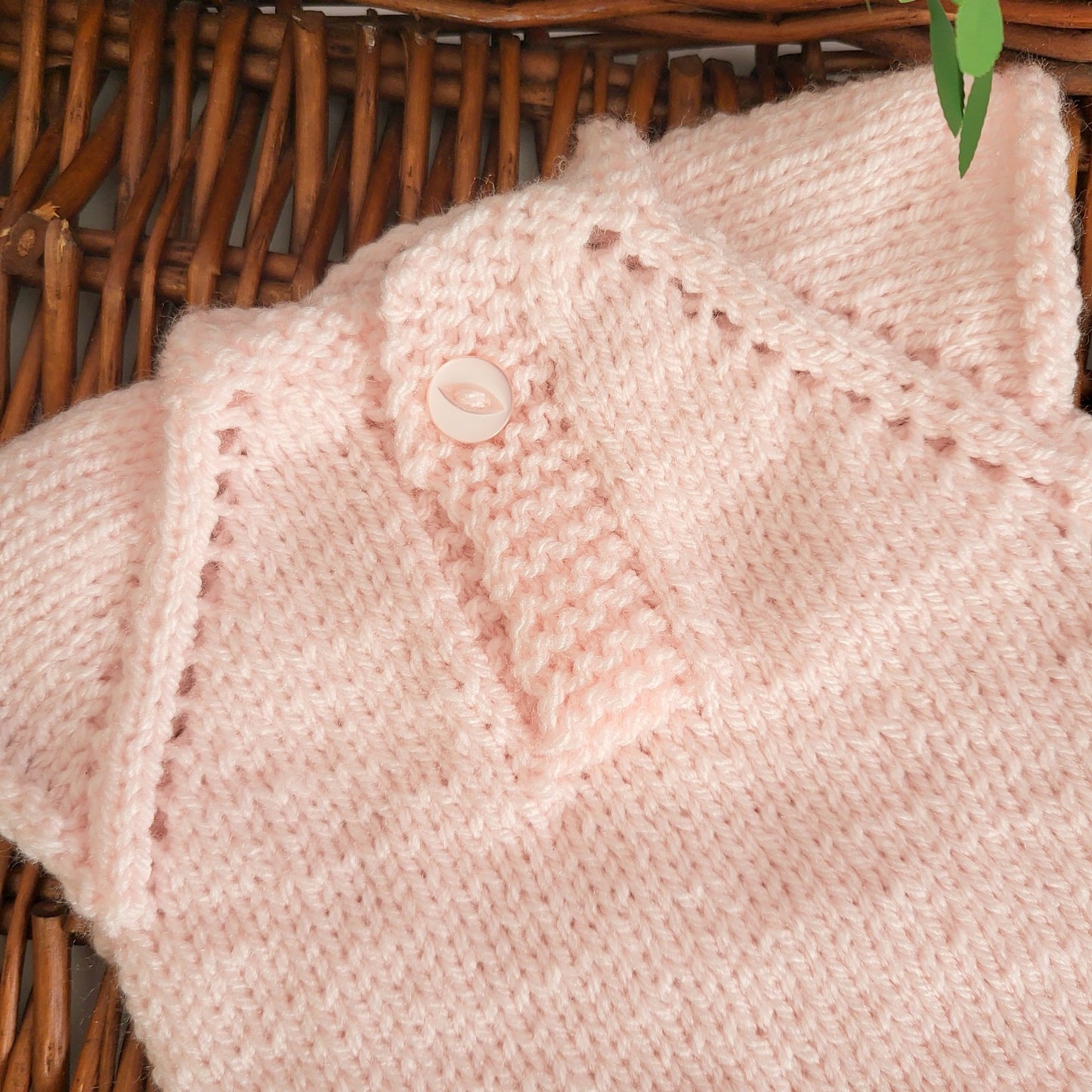 Peachy Pink sleeveless Classic style Newborn Romper + FREE headband (Ready to Send)
