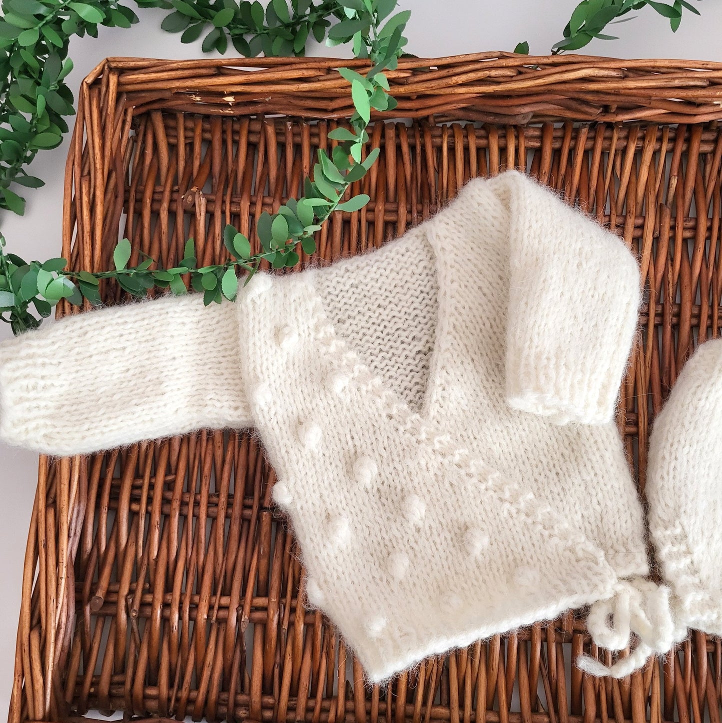 baby shower gift knit cardigan