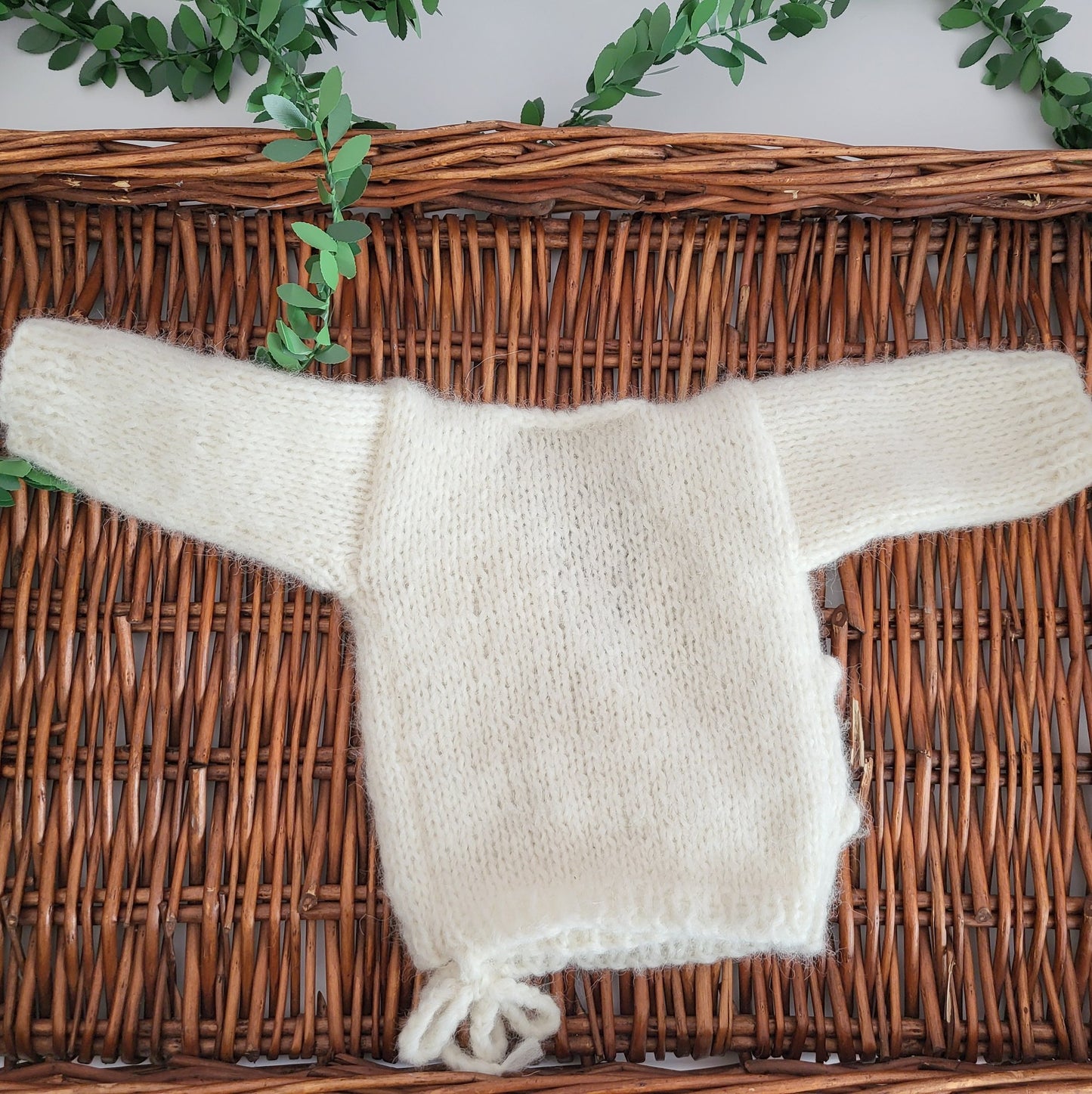 Crossover Kimono Bubble Jumper and Pants set for Newborn/ 0-3 months baby (Made to order) MORE COLOURS