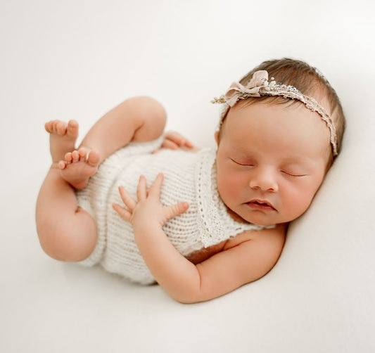 Halterneck Rompers for Newborn Baby girl (Made to order) - 14 colours to choose from!