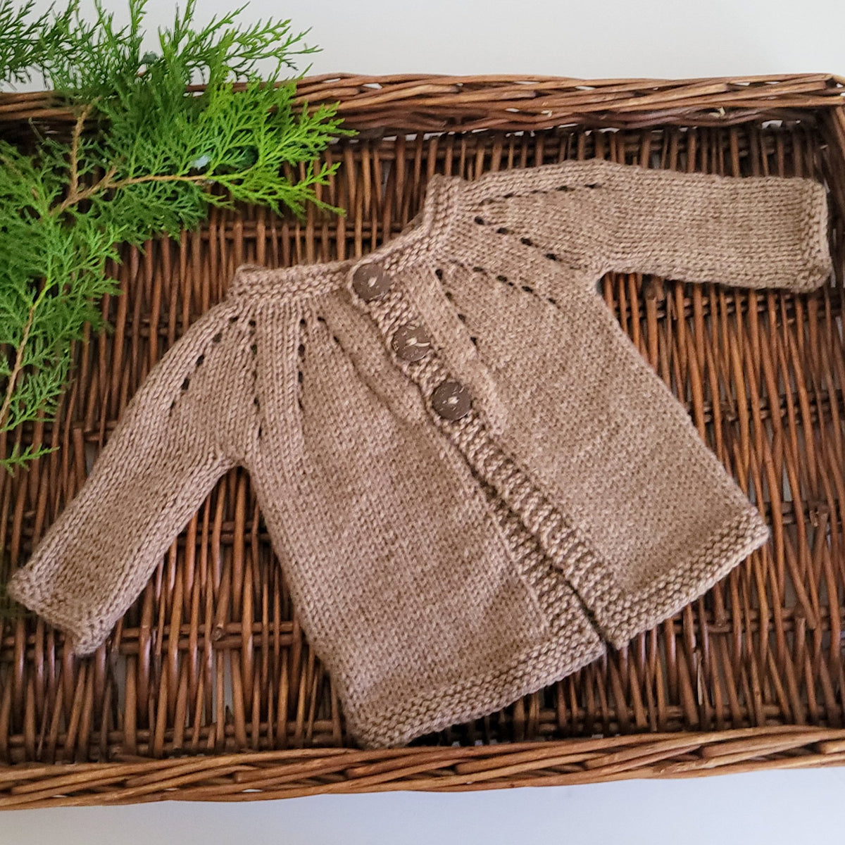 Preemie / Newborn or 0-3m Classic Style Knitted Baby Cardigan and Bootie set (MADE TO ORDER)  Baby Shower Gift