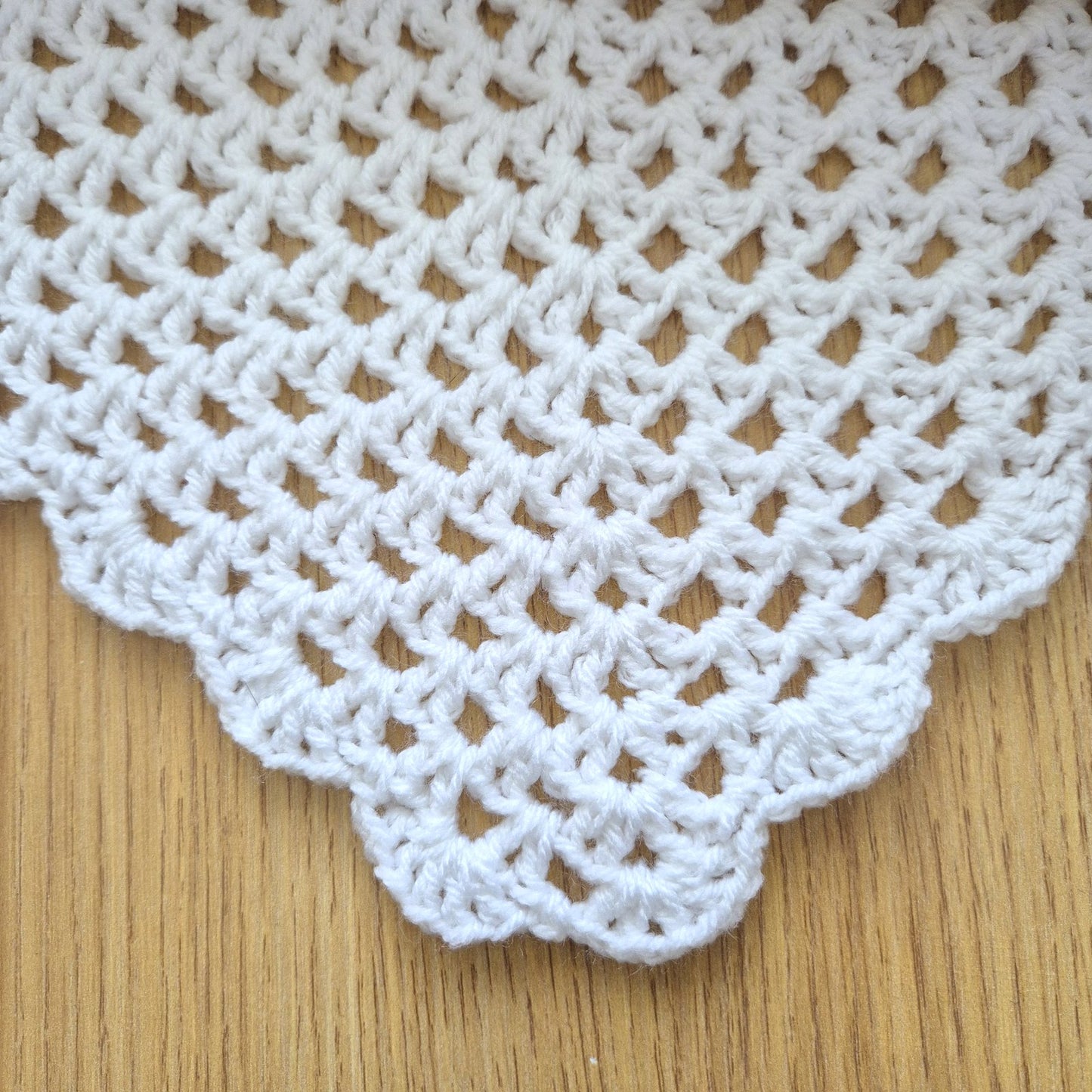 Crochet White Baby Blanket  (READY to send) Unisex baby gift 32 in square
