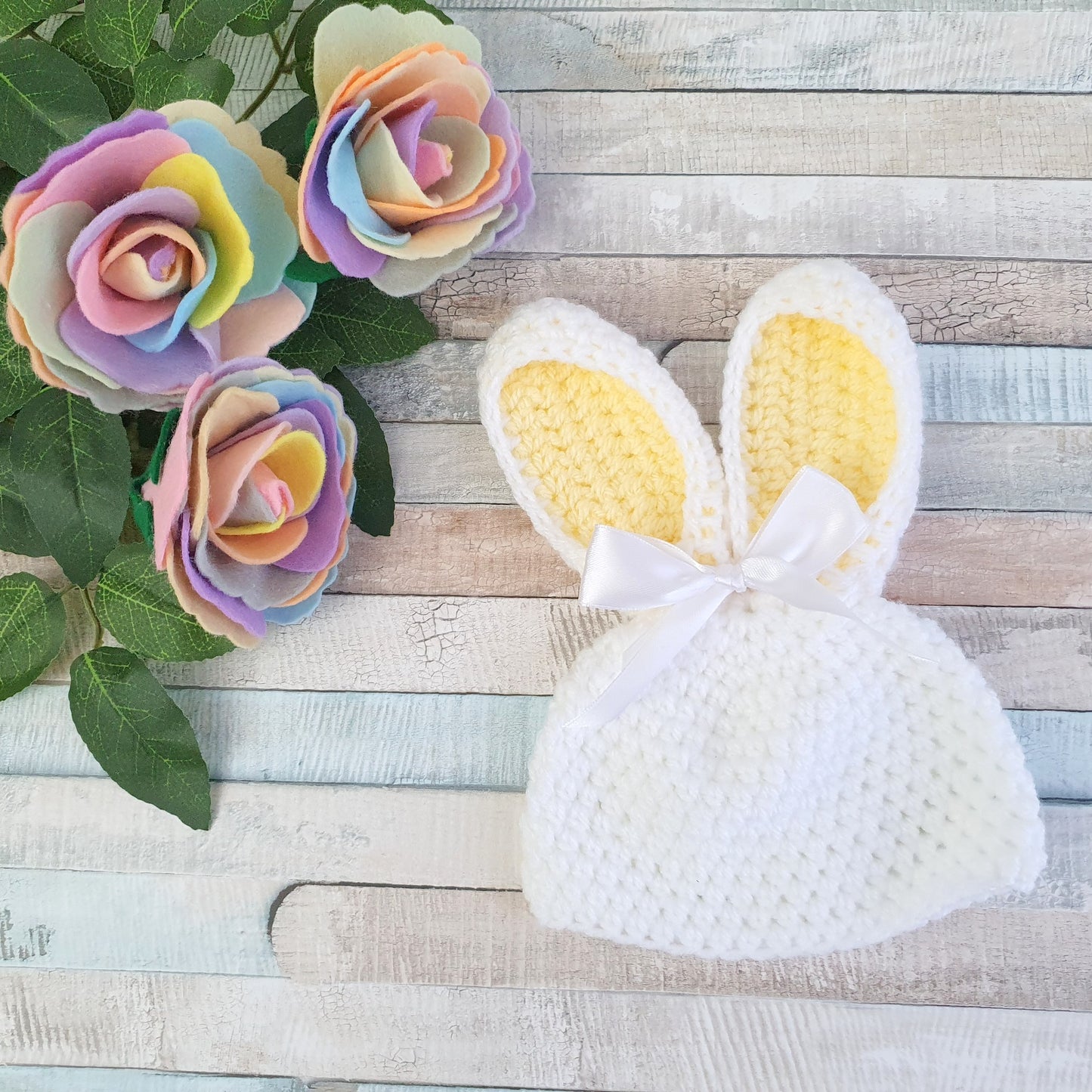 easter bunny rabbit baby hat